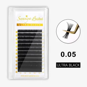 0.05mm Ultra Black Russian Volume Lashes