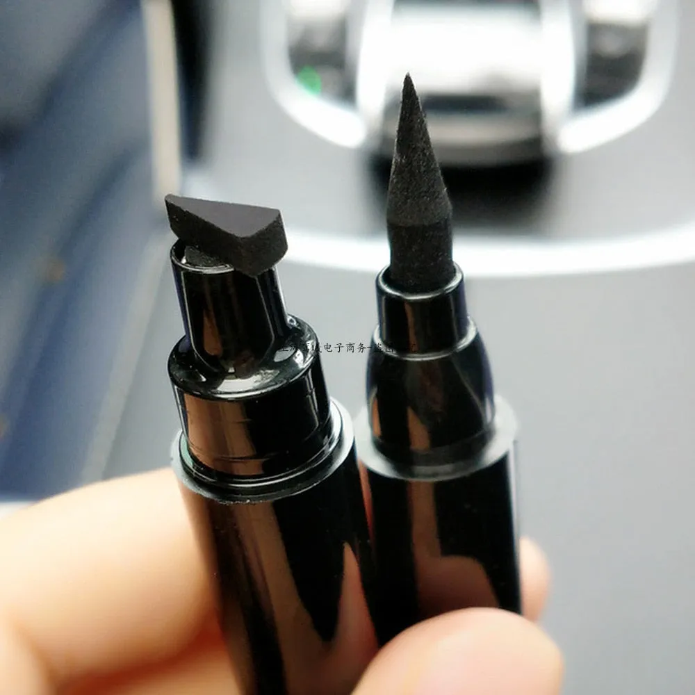 1 PCs Double ended Liquid Eyeliner Big Small Eyeliner Stamp Waterproof