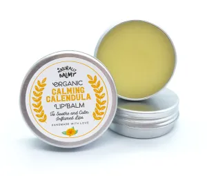 100% Natural, Organic "Calming Calendula" Lip Balm