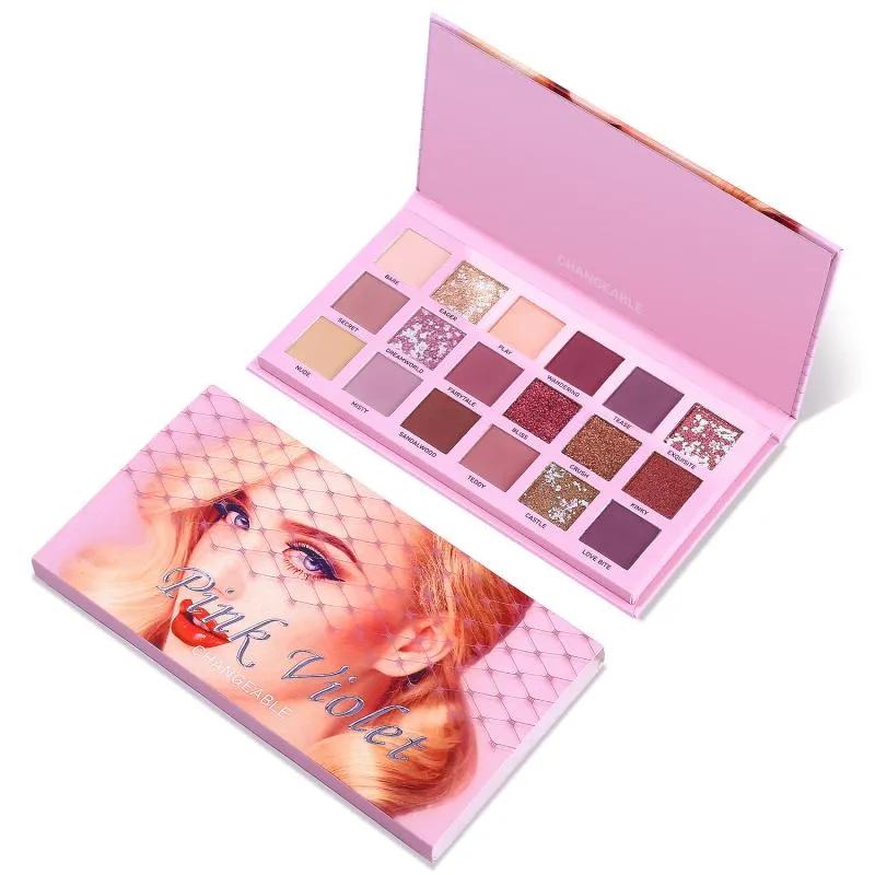 18 Colors Changeable Nude Eye Shadow Palette Eye