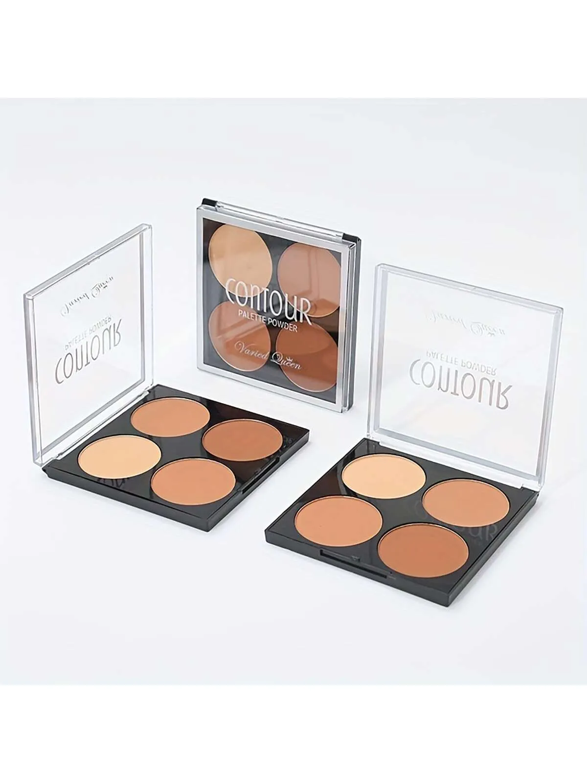 1pc Four Colors Stereo Contour Powder With Delicate Texture Matte Bronzing Makeup Powder Beginner Contouring Palette