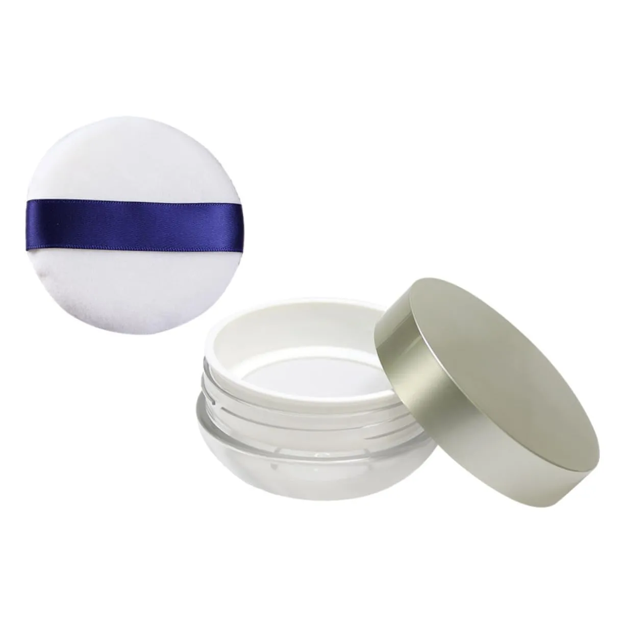 1pc Loose Powder Container for Women Ultra-thin Makeup Puff Box Versatile Case for Loose Powder Foundation for Home Salon Use Quality Design with Options