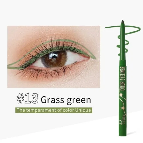 1PCS Professional Purple Black Eyeliner Waterproof Quick drying Pen