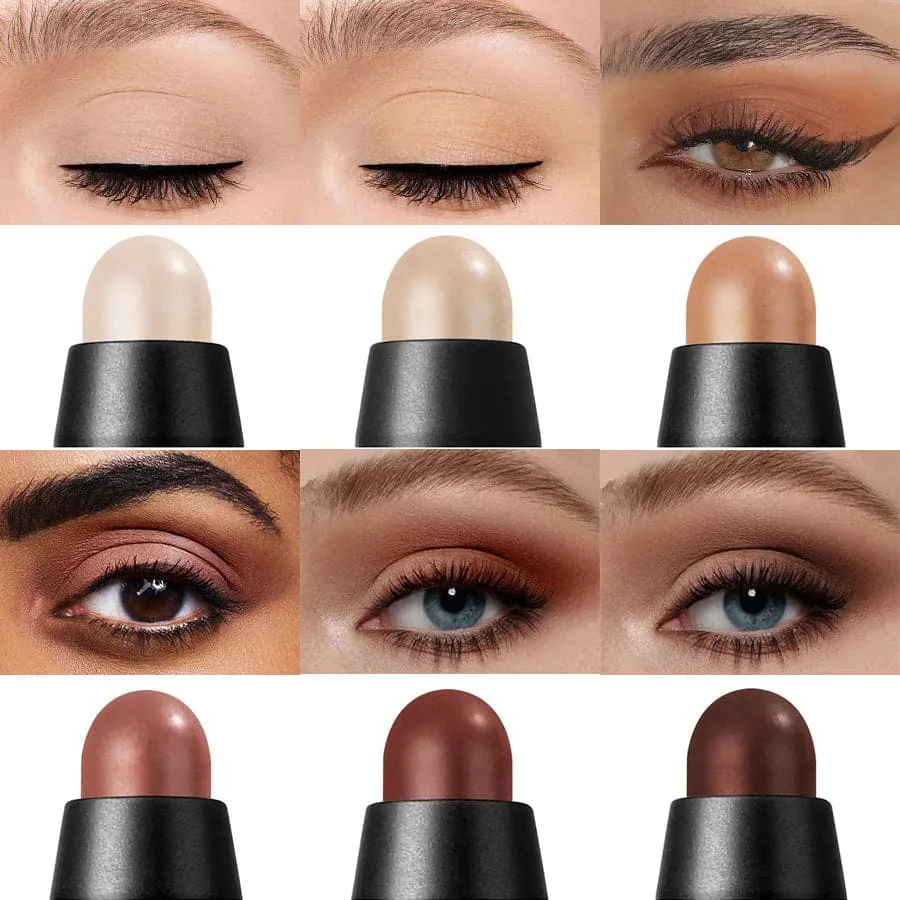2 in 1 Eyeshadow Stick Set（6pcs）
