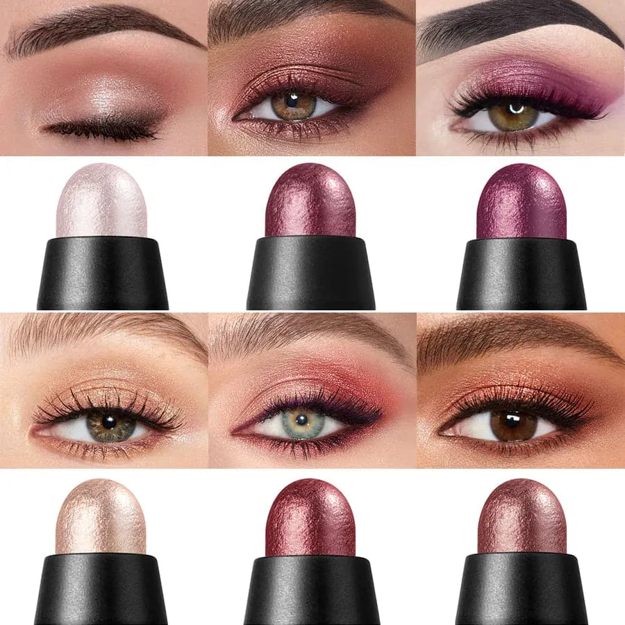 2 in 1 Eyeshadow Stick Set（6pcs）