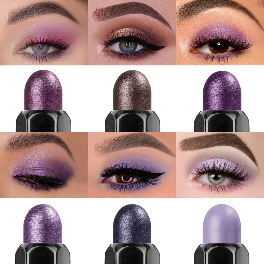 2 in 1 Eyeshadow Stick Set（6pcs）