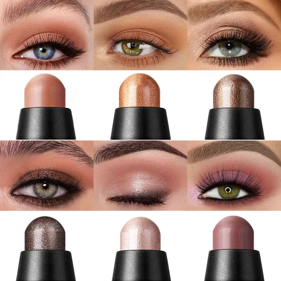 2 in 1 Eyeshadow Stick Set（6pcs）