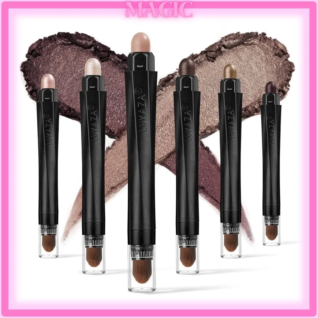 2 in 1 Eyeshadow Stick Set（6pcs）
