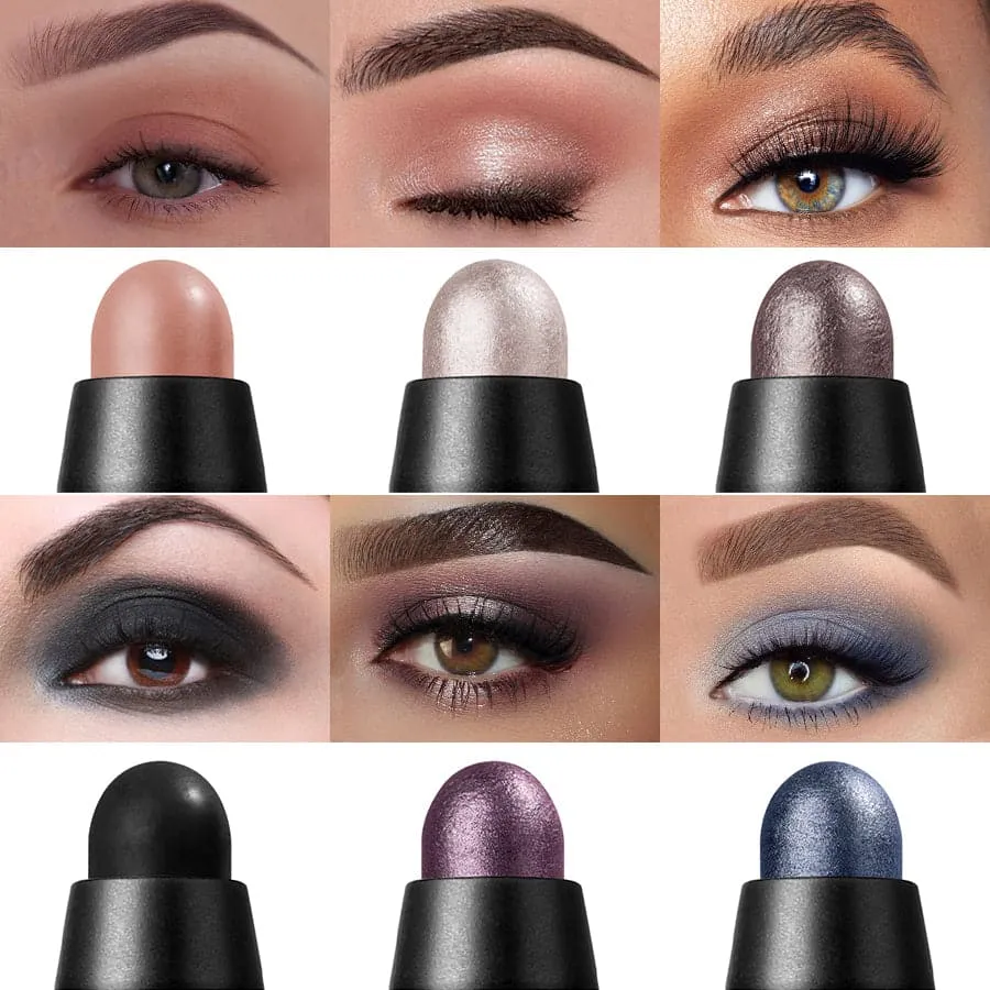 2 in 1 Eyeshadow Stick Set（6pcs）