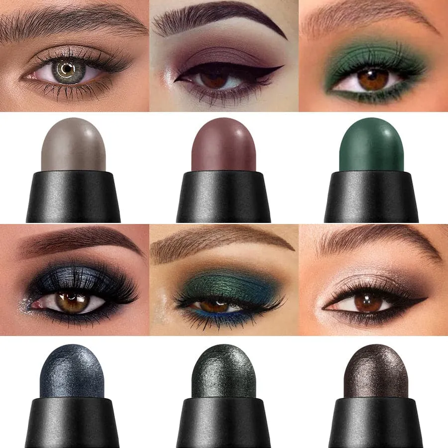 2 in 1 Eyeshadow Stick Set（6pcs）