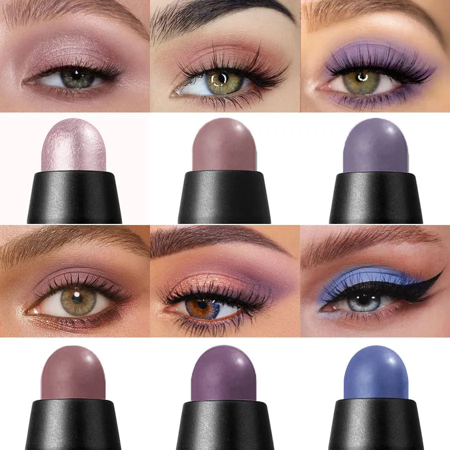 2 in 1 Eyeshadow Stick Set（6pcs）