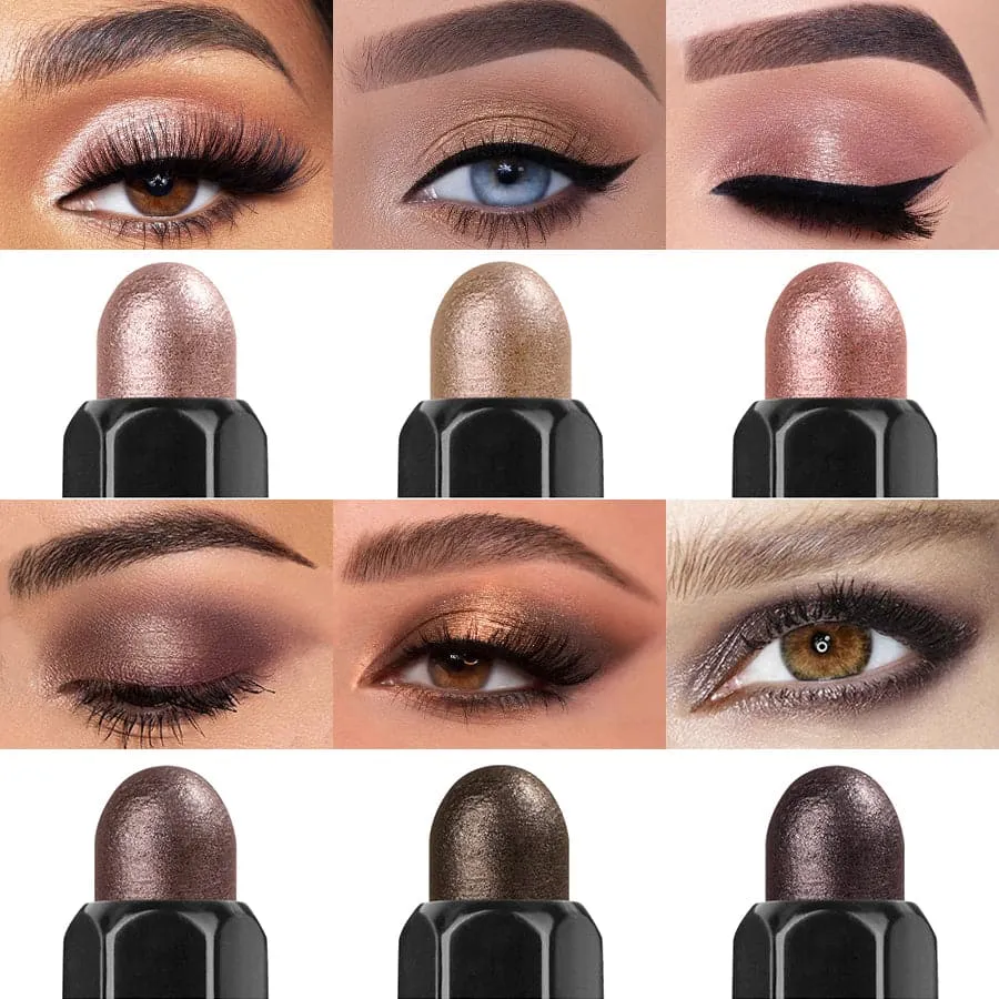 2 in 1 Eyeshadow Stick Set（6pcs）