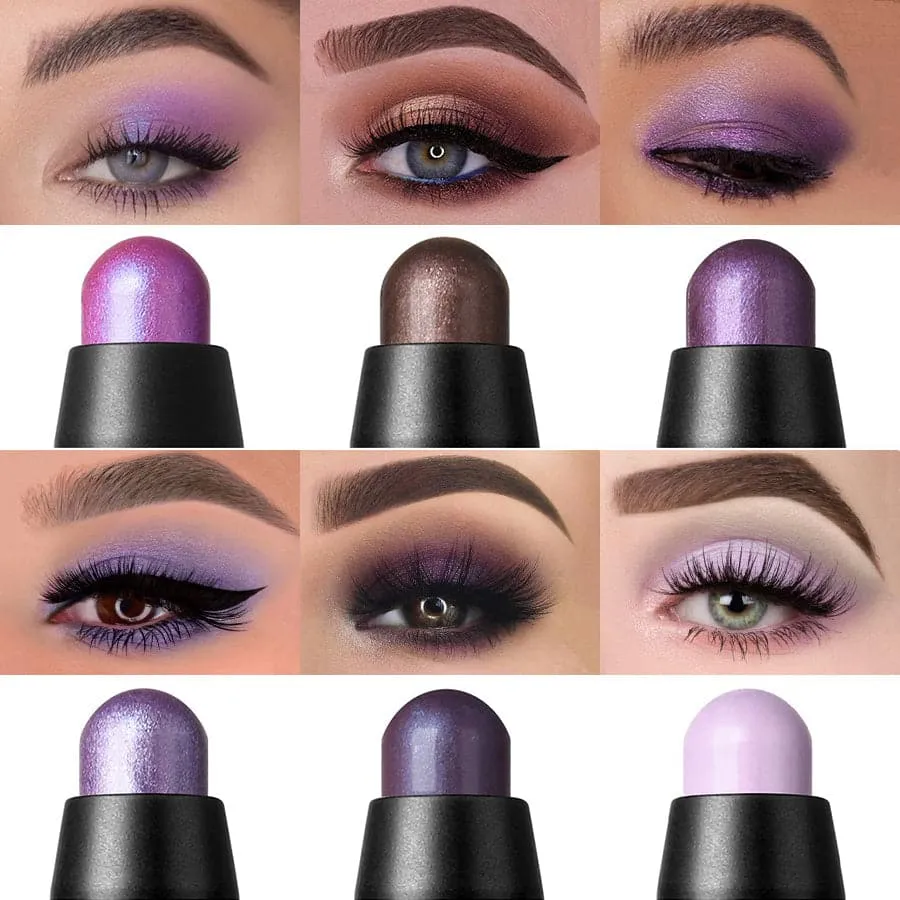 2 in 1 Eyeshadow Stick Set（6pcs）