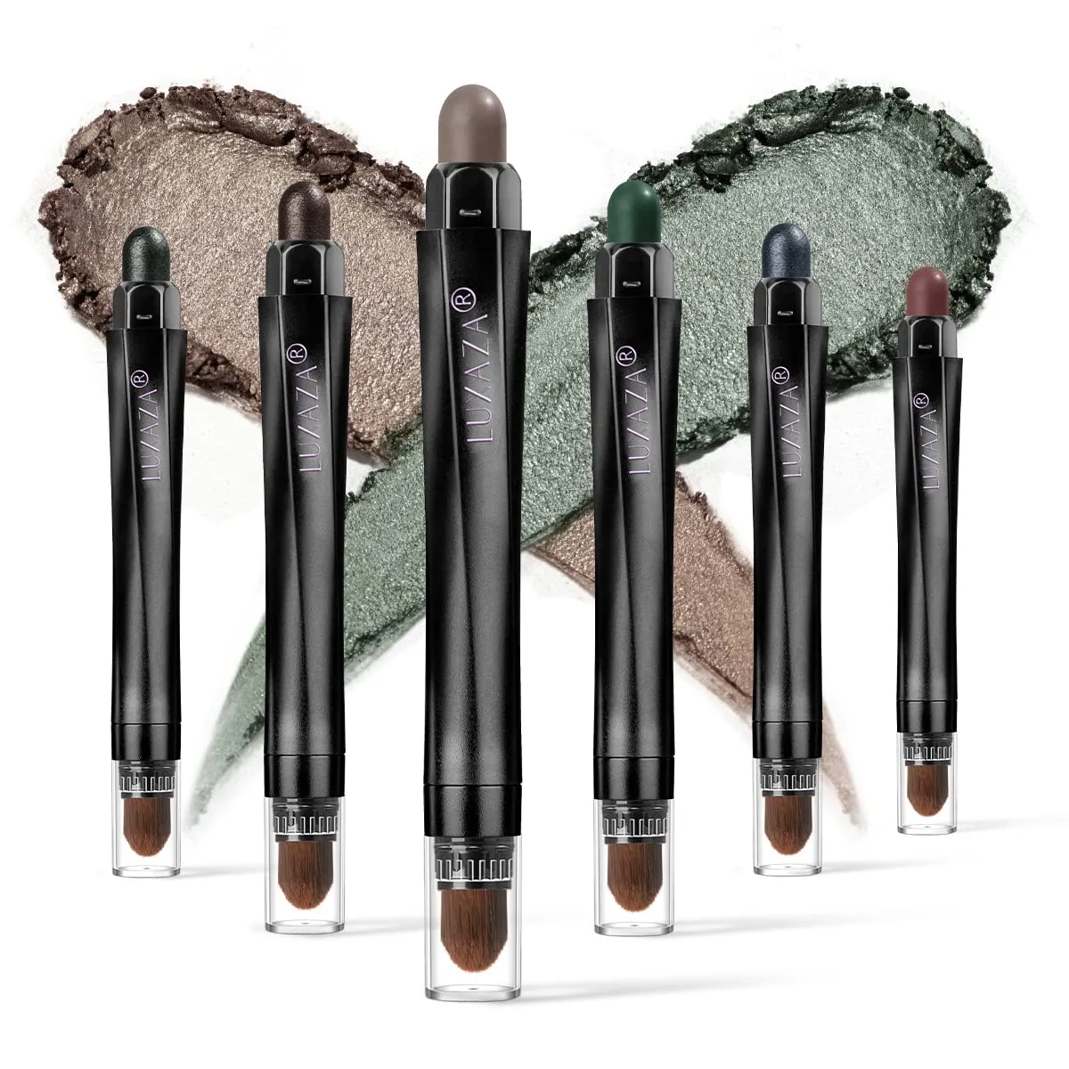 2 in 1 Eyeshadow Stick Set（6pcs）