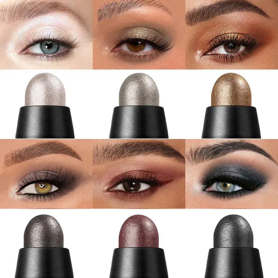 2 in 1 Eyeshadow Stick Set（6pcs）