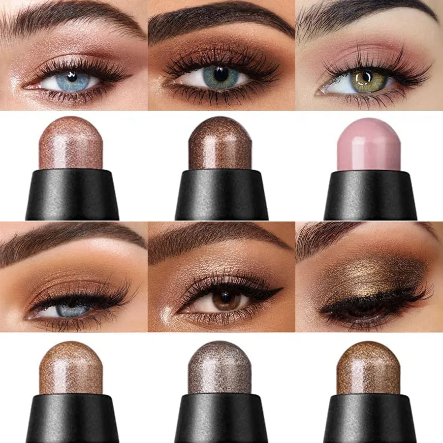 2 in 1 Eyeshadow Stick Set（6pcs）