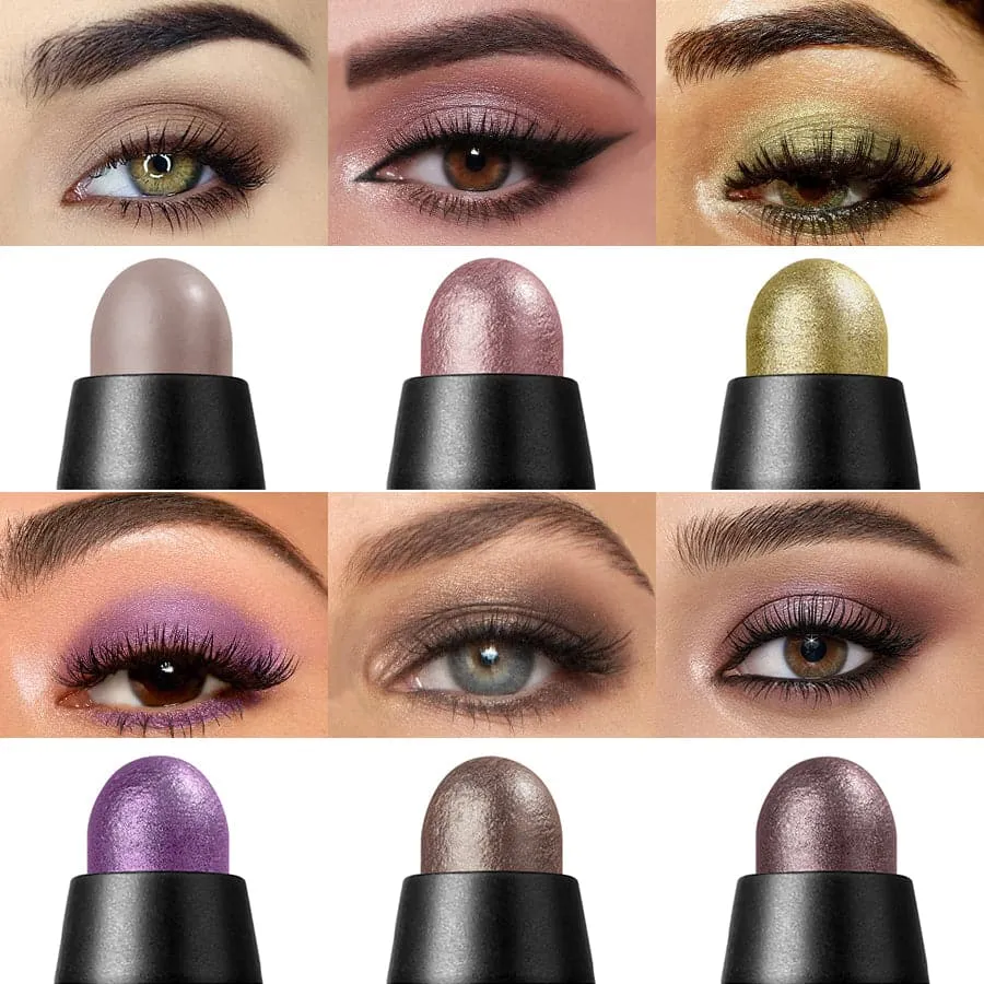 2 in 1 Eyeshadow Stick Set（6pcs）