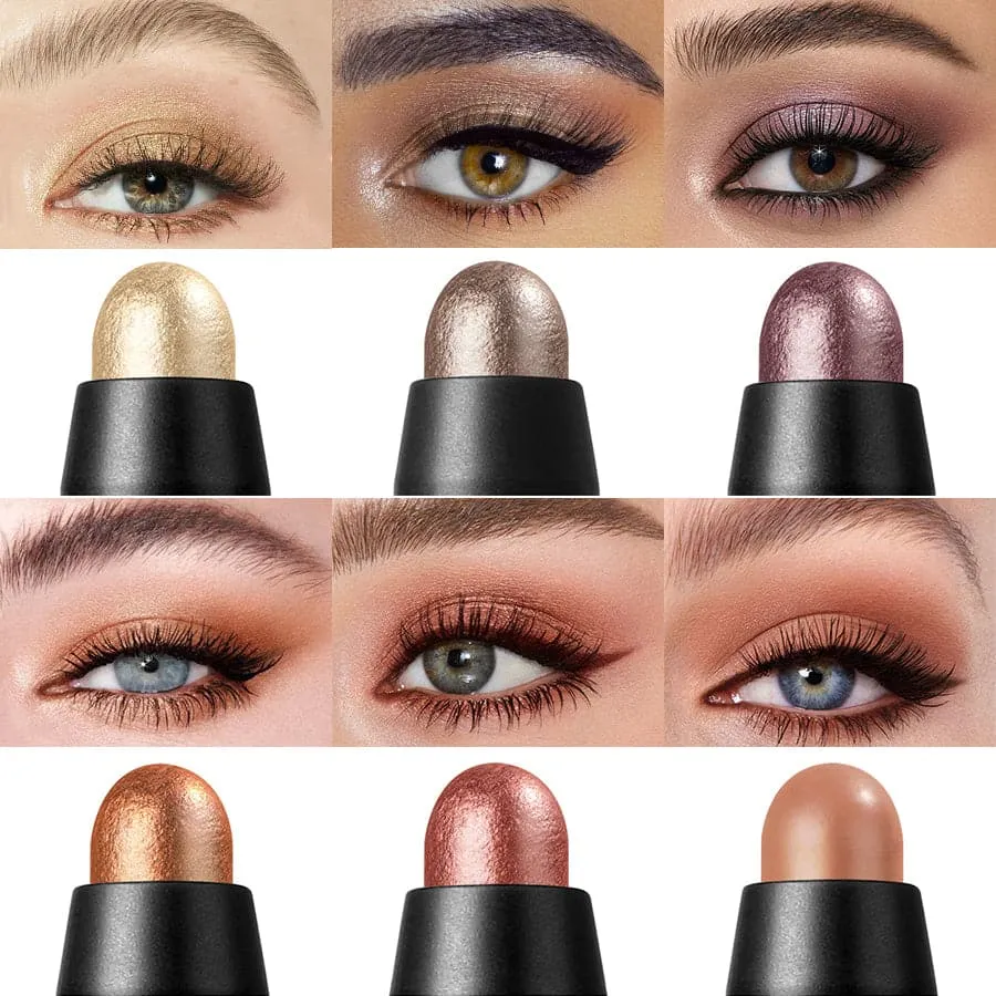 2 in 1 Eyeshadow Stick Set（6pcs）