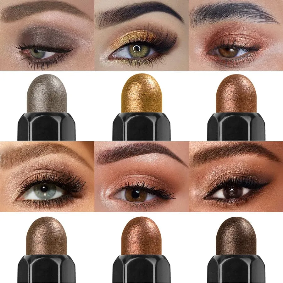 2 in 1 Eyeshadow Stick Set（6pcs）