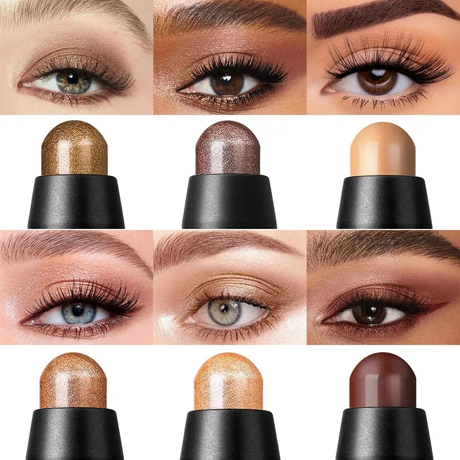2 in 1 Eyeshadow Stick Set（6pcs）