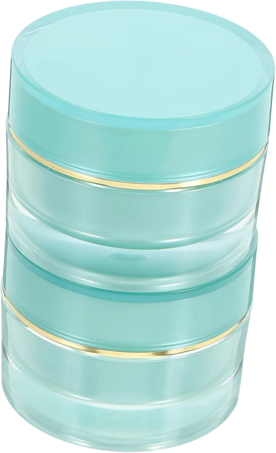2 Pcs Cream Bottle Small Cosmetic Bottles Empty Sample Jar Travel Cream Jar Loose Powder Jar Body Butter Jar Travel Containers for Toiletries Empty Cosmetic Bottles Acrylic Blue/240