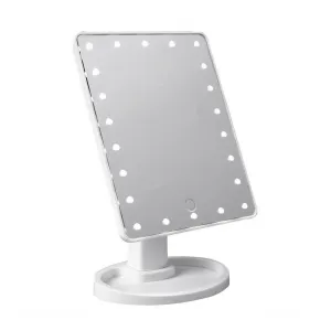 22 LED Touch Screen Desktop Stand Mirror