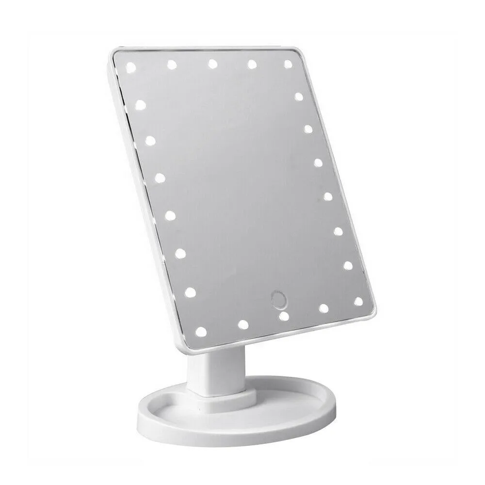 22 LED Touch Screen Desktop Stand Mirror