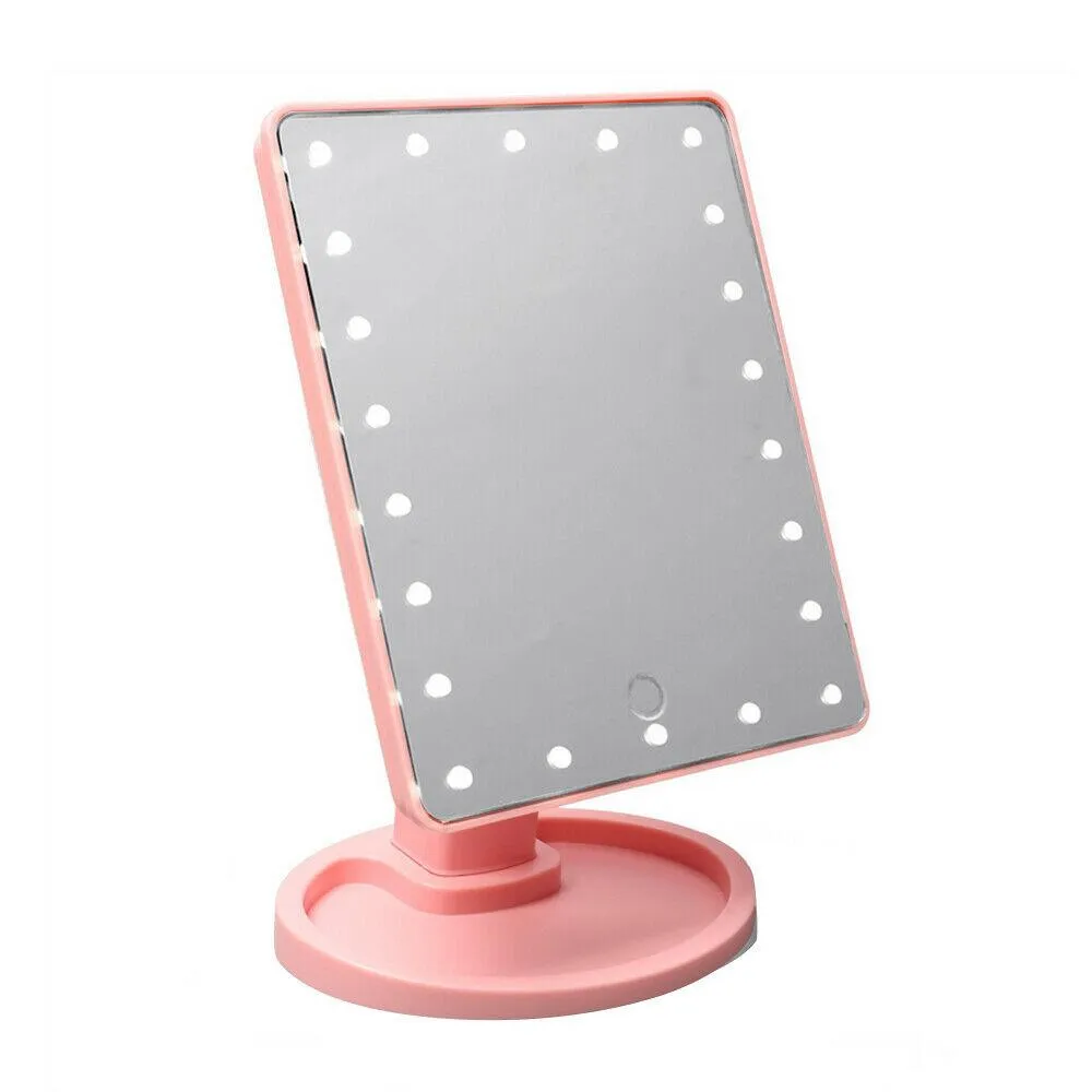 22 LED Touch Screen Desktop Stand Mirror