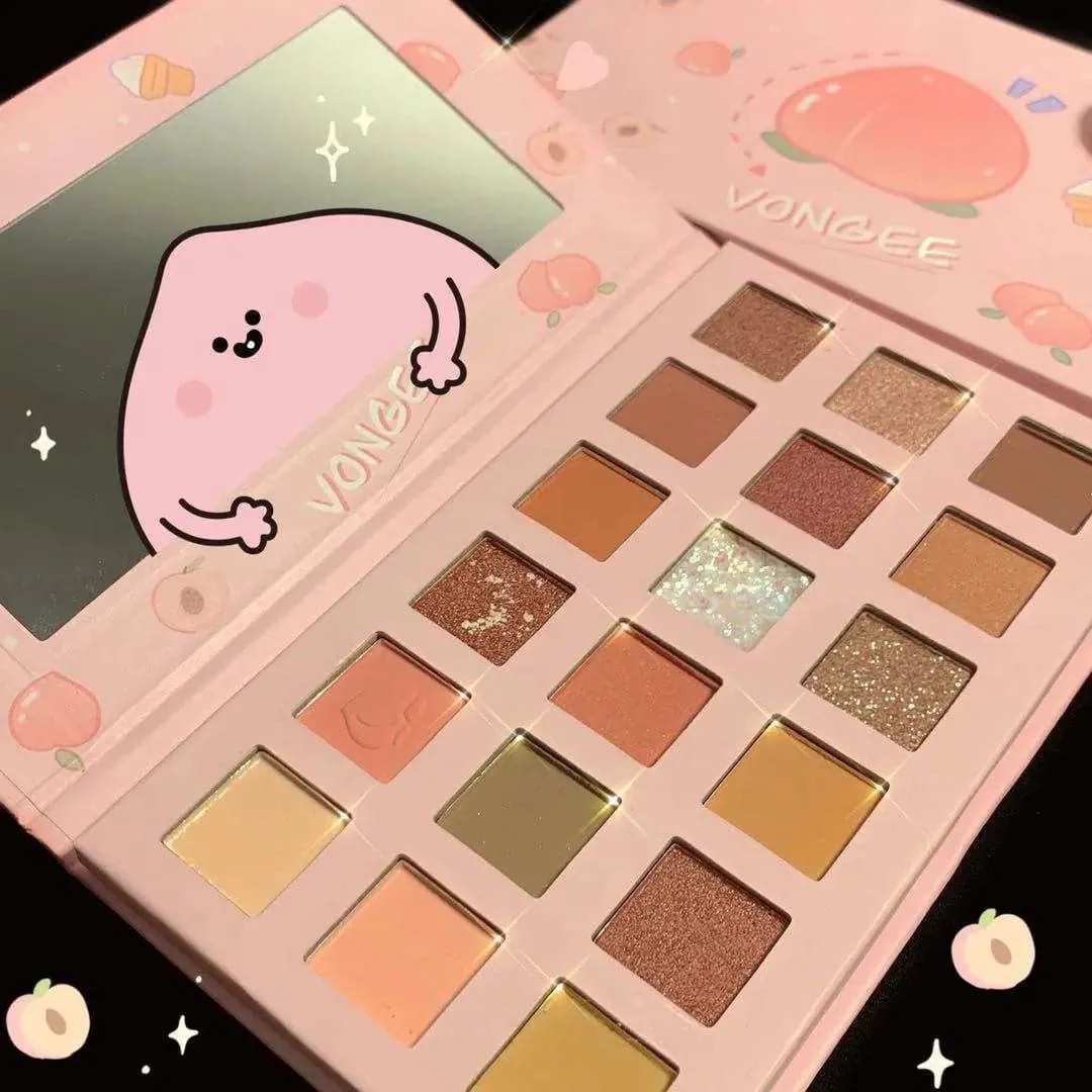 24 Colors Strawberry Girl Eyeshadow Palette Cute Cosmetics for Females