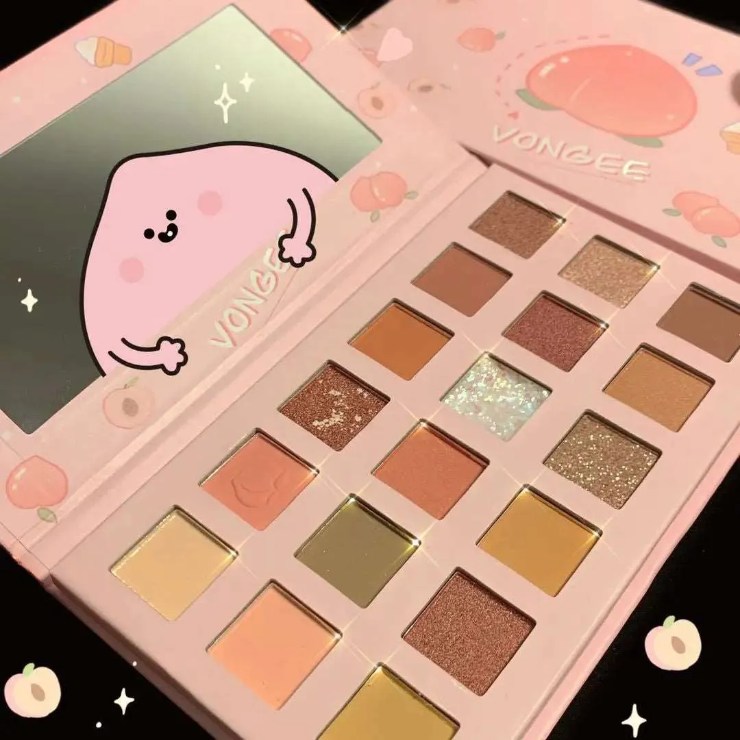24 Colors Strawberry Girl Eyeshadow Palette Cute Cosmetics for Females