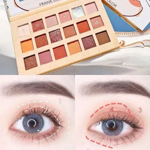24 Colors Strawberry Girl Eyeshadow Palette Cute Cosmetics for Females