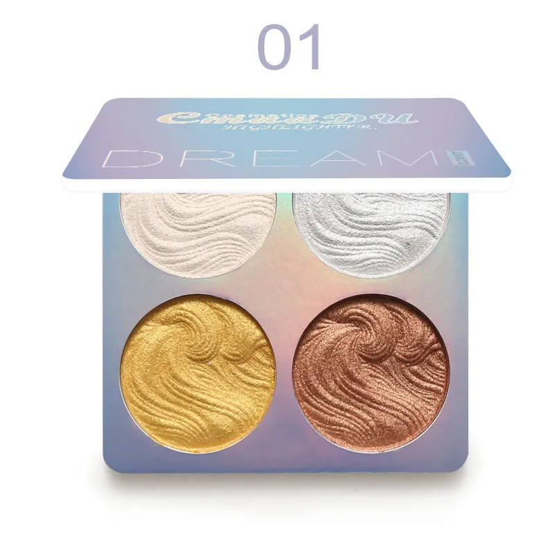 3 Colors High Gloss Shimmer Powder Bronzer Repair