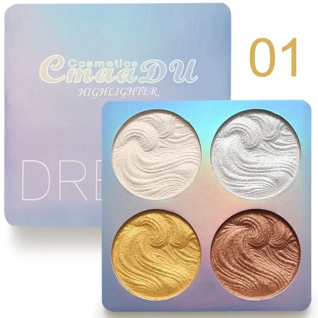 3 Colors High Gloss Shimmer Powder Bronzer Repair