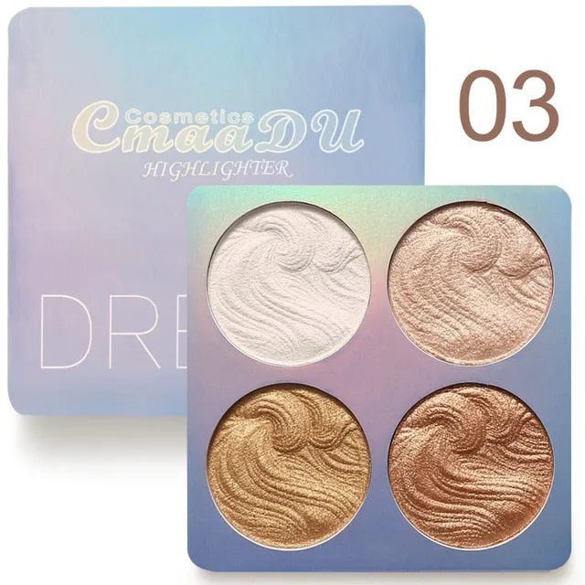 3 Colors High Gloss Shimmer Powder Bronzer Repair
