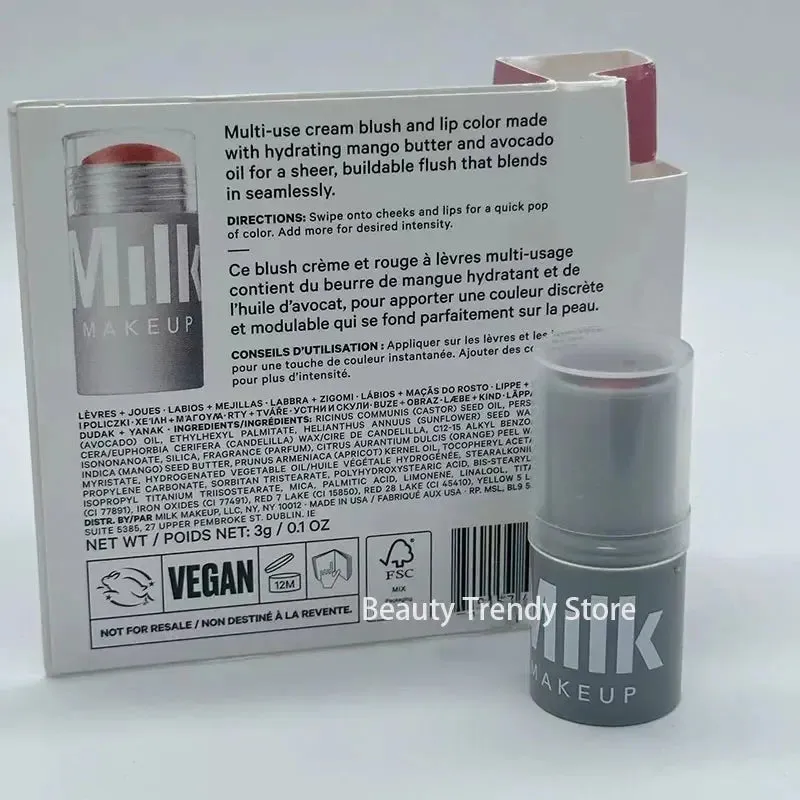 3-in-1 Milk Make Up Jelly Tint Blush Stick & Lip Tint