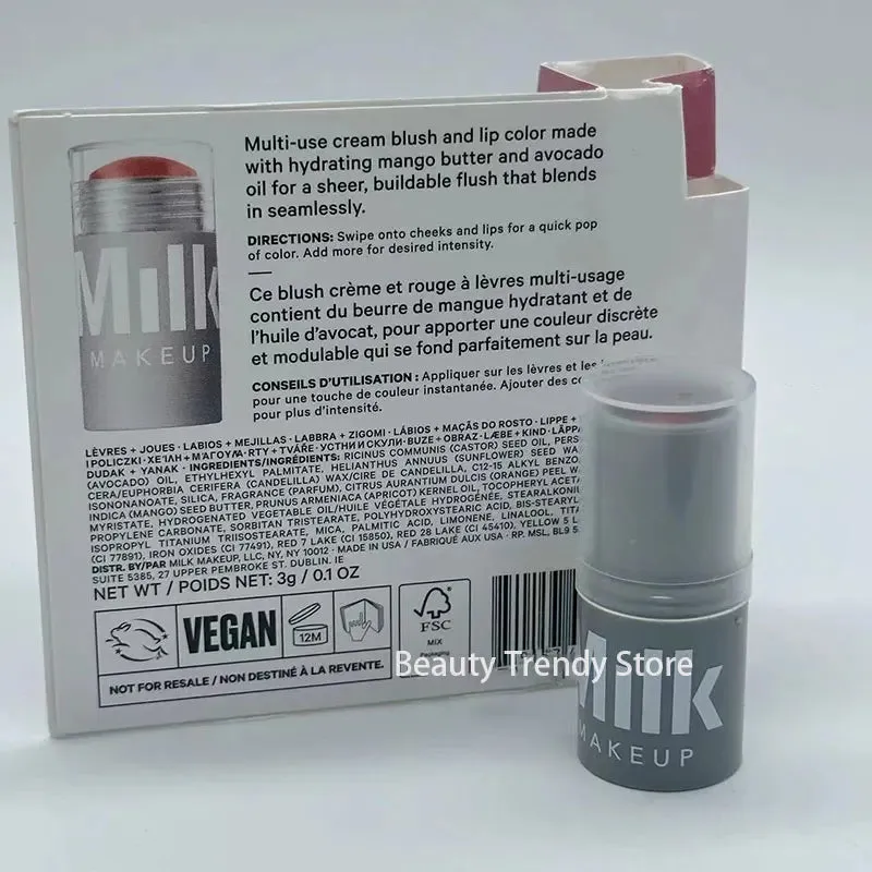 3-in-1 Milk Make Up Jelly Tint Blush Stick & Lip Tint
