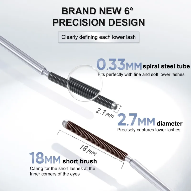 3D Curling Eyelash Iron Mascara - 6°Curling Design #Black
