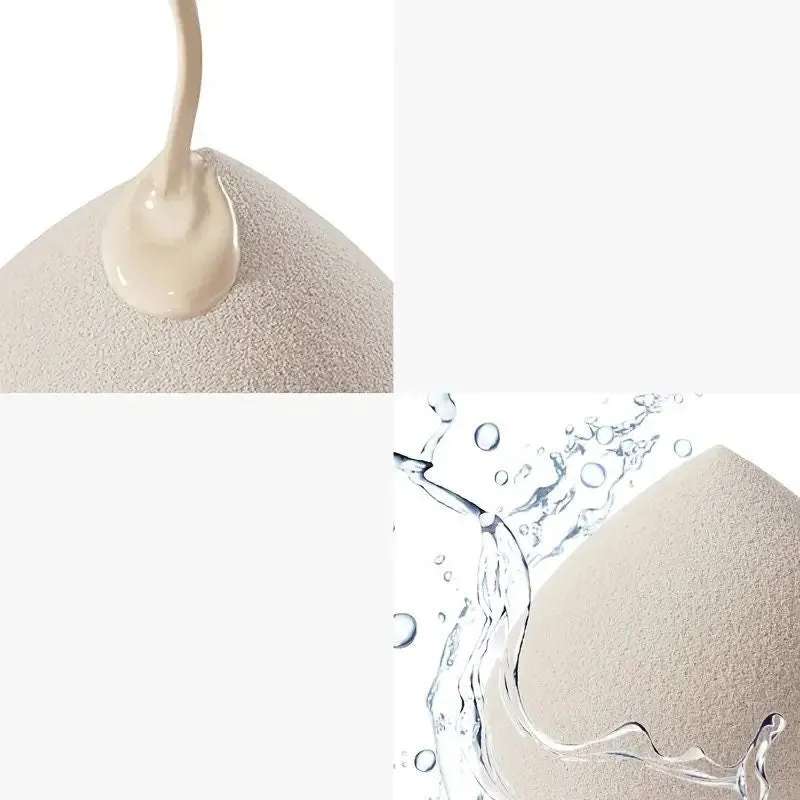 3pcs Peach Shaped Beauty Egg Air Cushion Powder Puff Super Soft Powder Saving Dry And Wet Dual-use Portable Makeup Sponge
