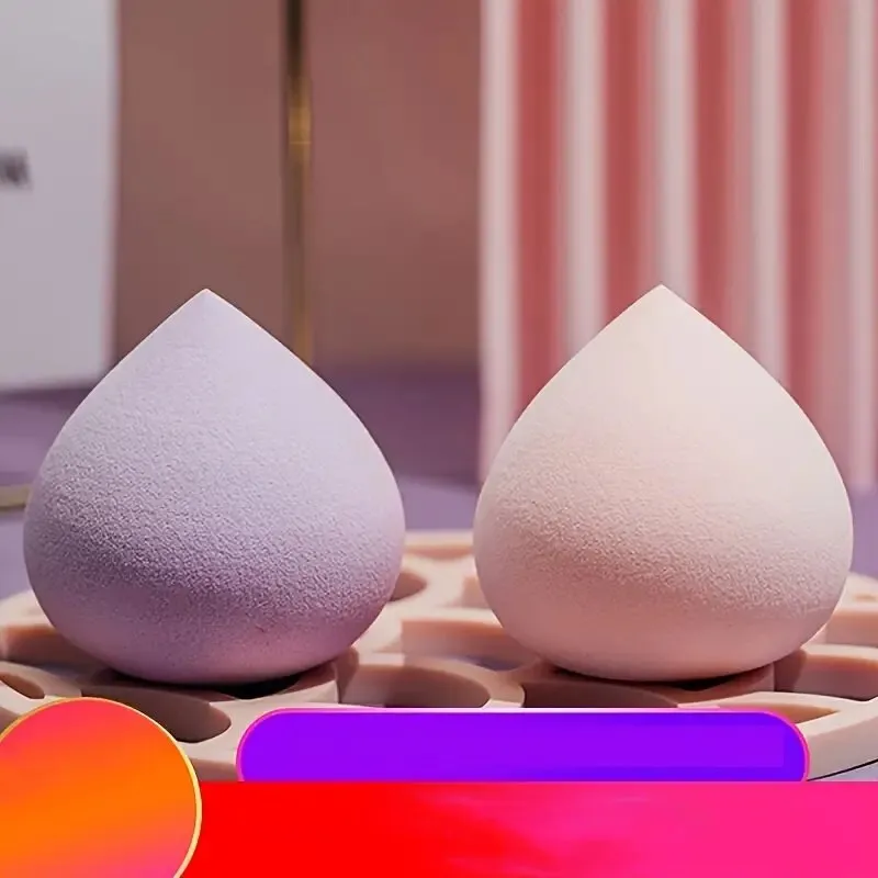 3pcs Peach Shaped Beauty Egg Air Cushion Powder Puff Super Soft Powder Saving Dry And Wet Dual-use Portable Makeup Sponge