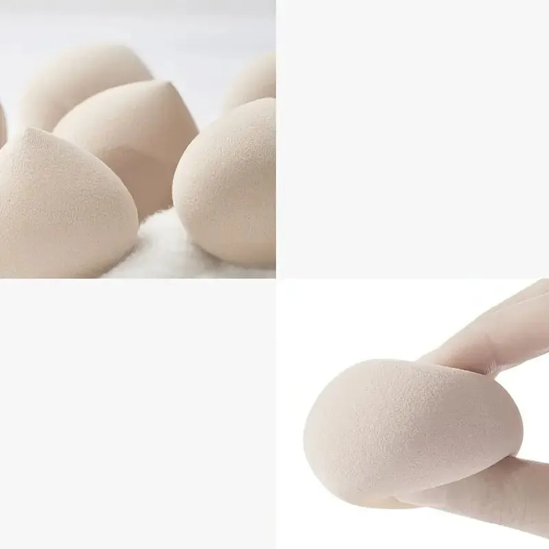 3pcs Peach Shaped Beauty Egg Air Cushion Powder Puff Super Soft Powder Saving Dry And Wet Dual-use Portable Makeup Sponge
