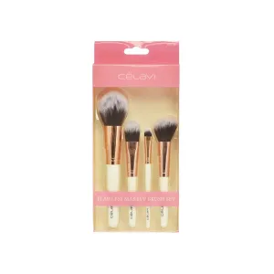 4PC Flawless Makeup Brush Set