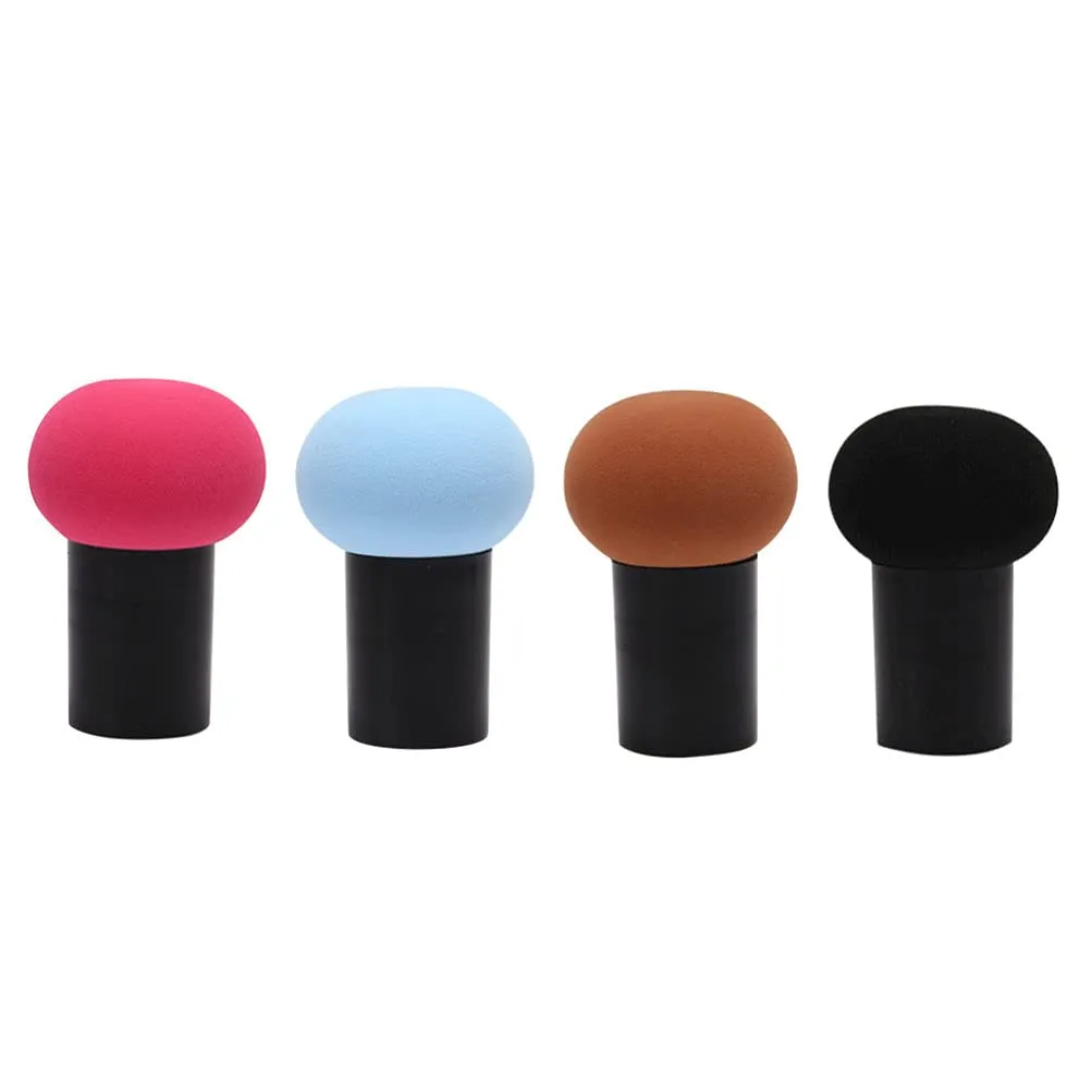 4pcs Loose Powder Puff Makeup Egg Sponge Powder Foundation Puff Foundation Applicator Puff Makeup Sponges for Face Facial Powder Puff Plastic Makeup Ball Baby Concealer