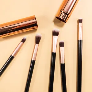 5 PC Eye Brush Set with Travel Case