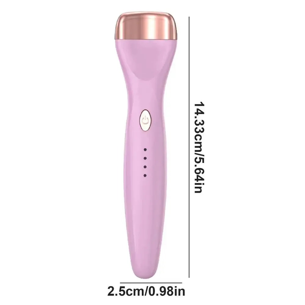 5D Heated Eyelash Curler Push-Type Eye Lash Curler with Indicator Comb Eyelash Curlers USB Rechargeable Lash Curling Makeup Tool