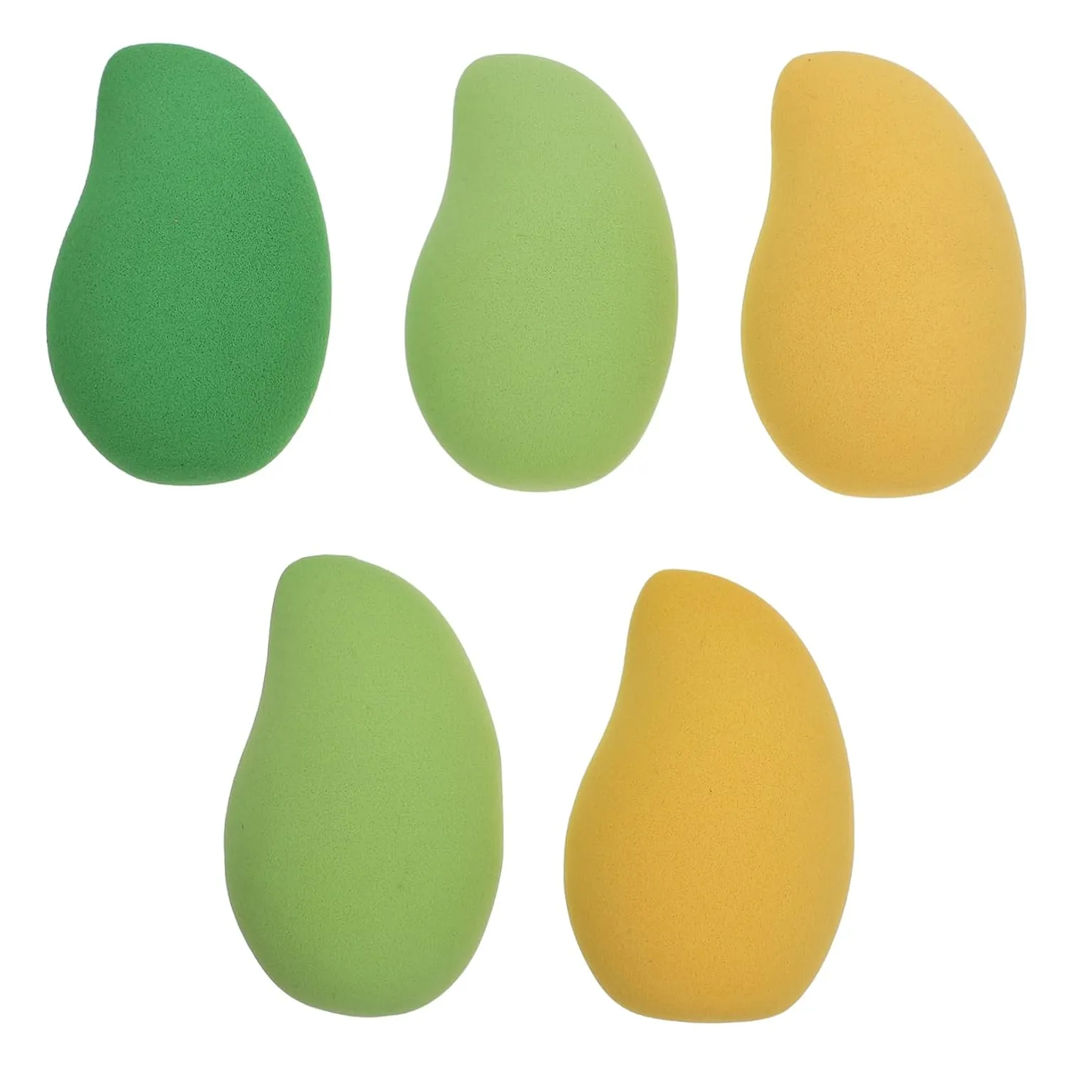 5Pcs Creative Foundation Shaped Blusher Sponges for Loose Powder Isolation Cream Soft High Resilience Makeup Tools for All Skin Types