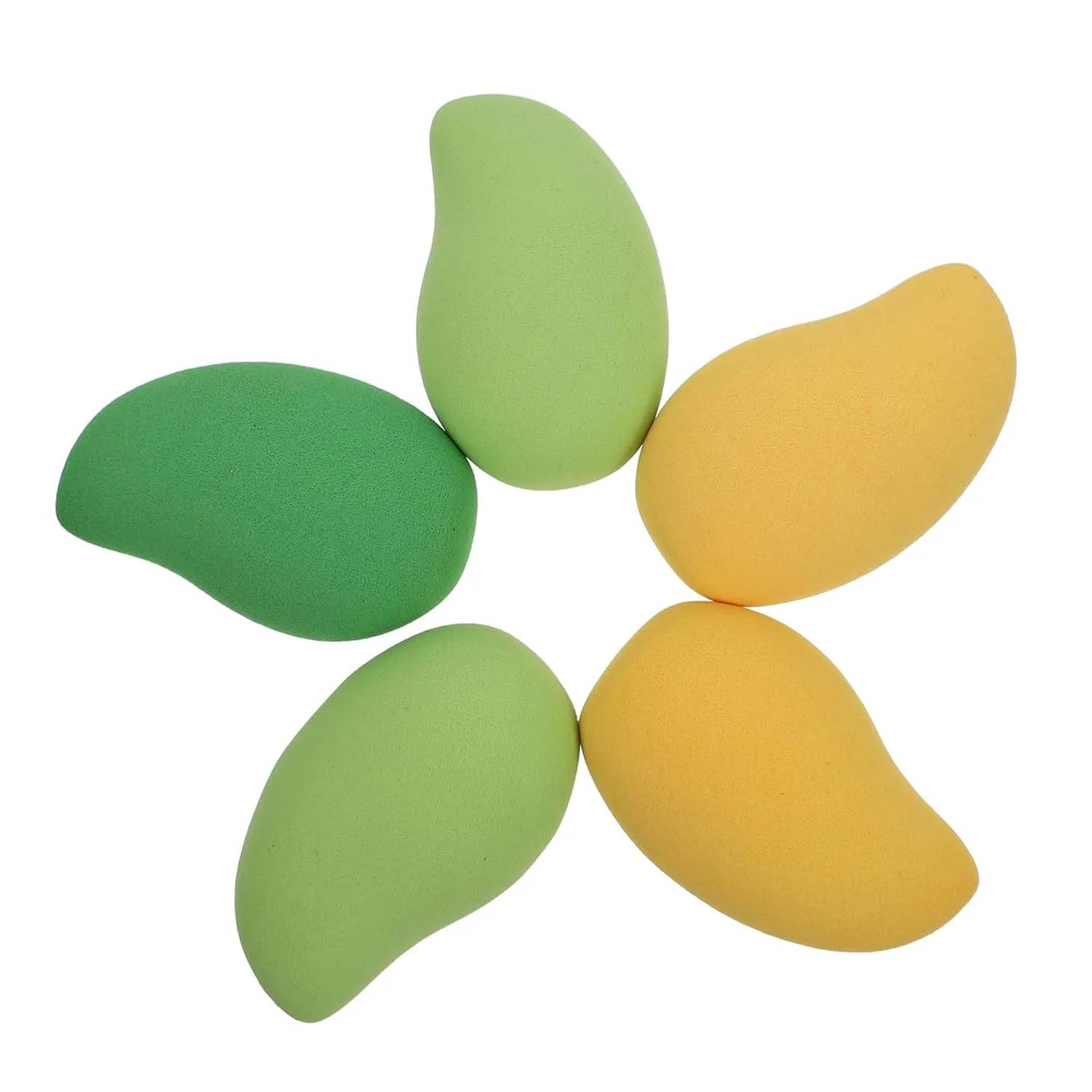 5Pcs Shaped Makeup Creative Loose Powder Applicators for Comfortable Foundation Application Versatile for Dry and Wet Use for Delicate Makeup Finish