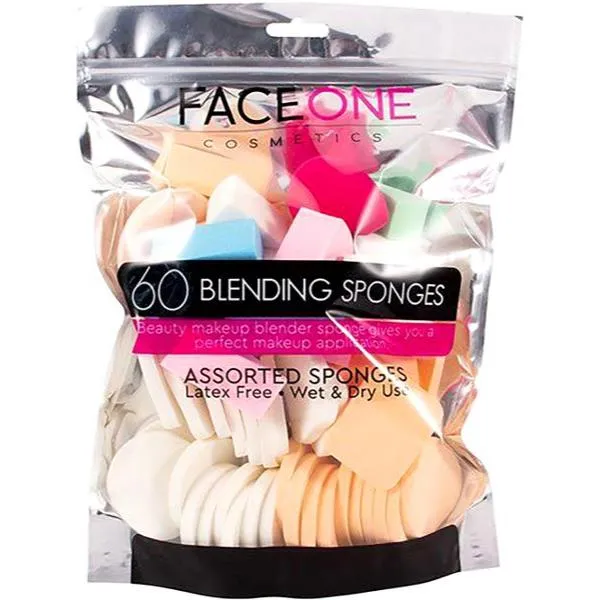 60 Pack Faceone Beauty Blender