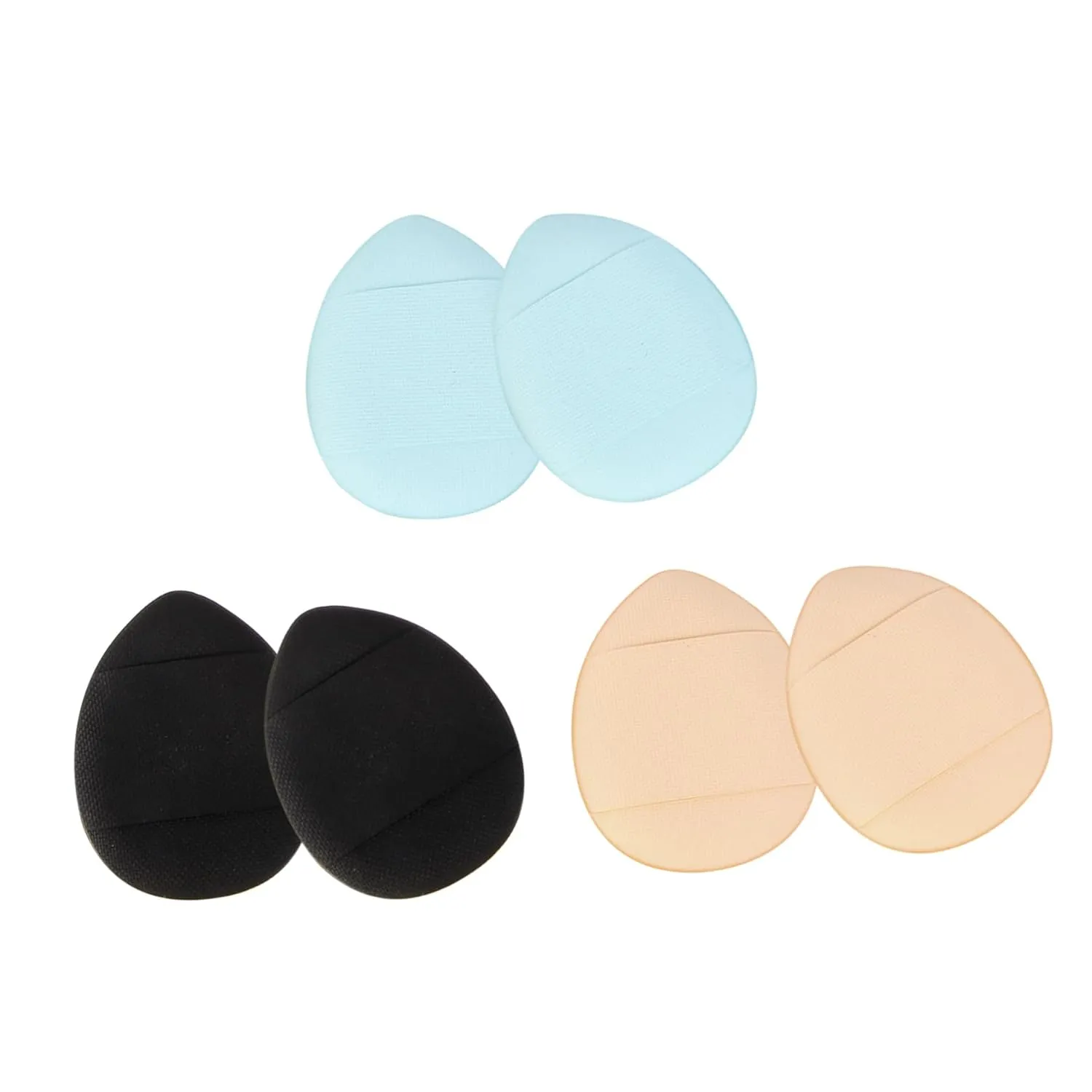 6pcs Cushion Makeup Puff Mini Powder Puff for Loose Powder Foundation Washable and for Blush