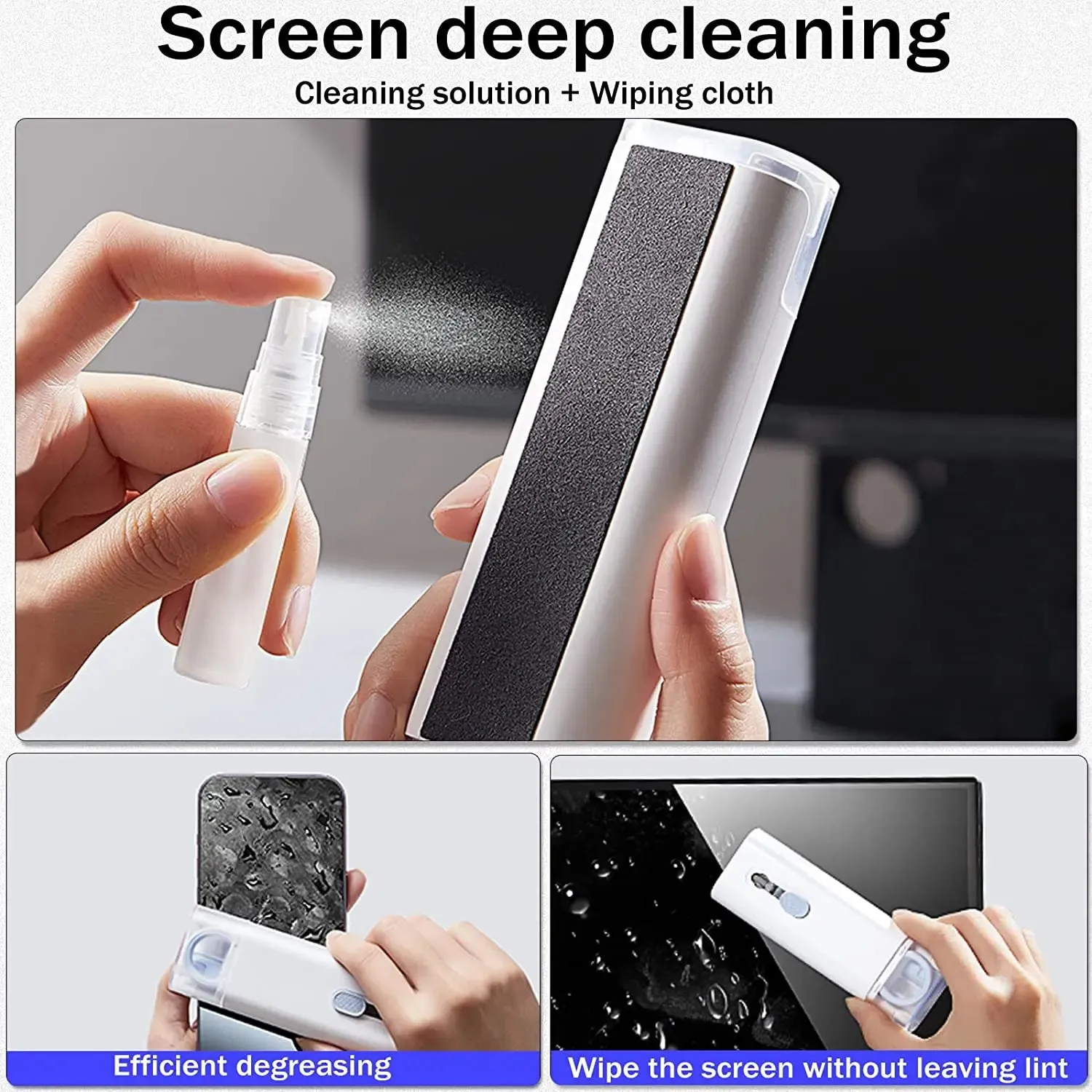 7-in-1 Computer Cleaning Kit - Keyboard Cleaner Earphone Pen, iPhone Tools