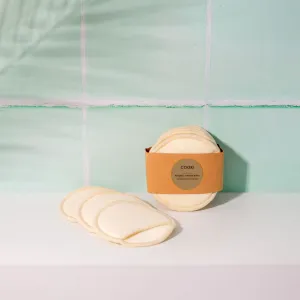 7 Pack premium reusable makeup remover pads with finger pockets